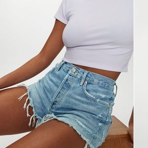 Agolde Parker shorts swampmeet - 26 nwt